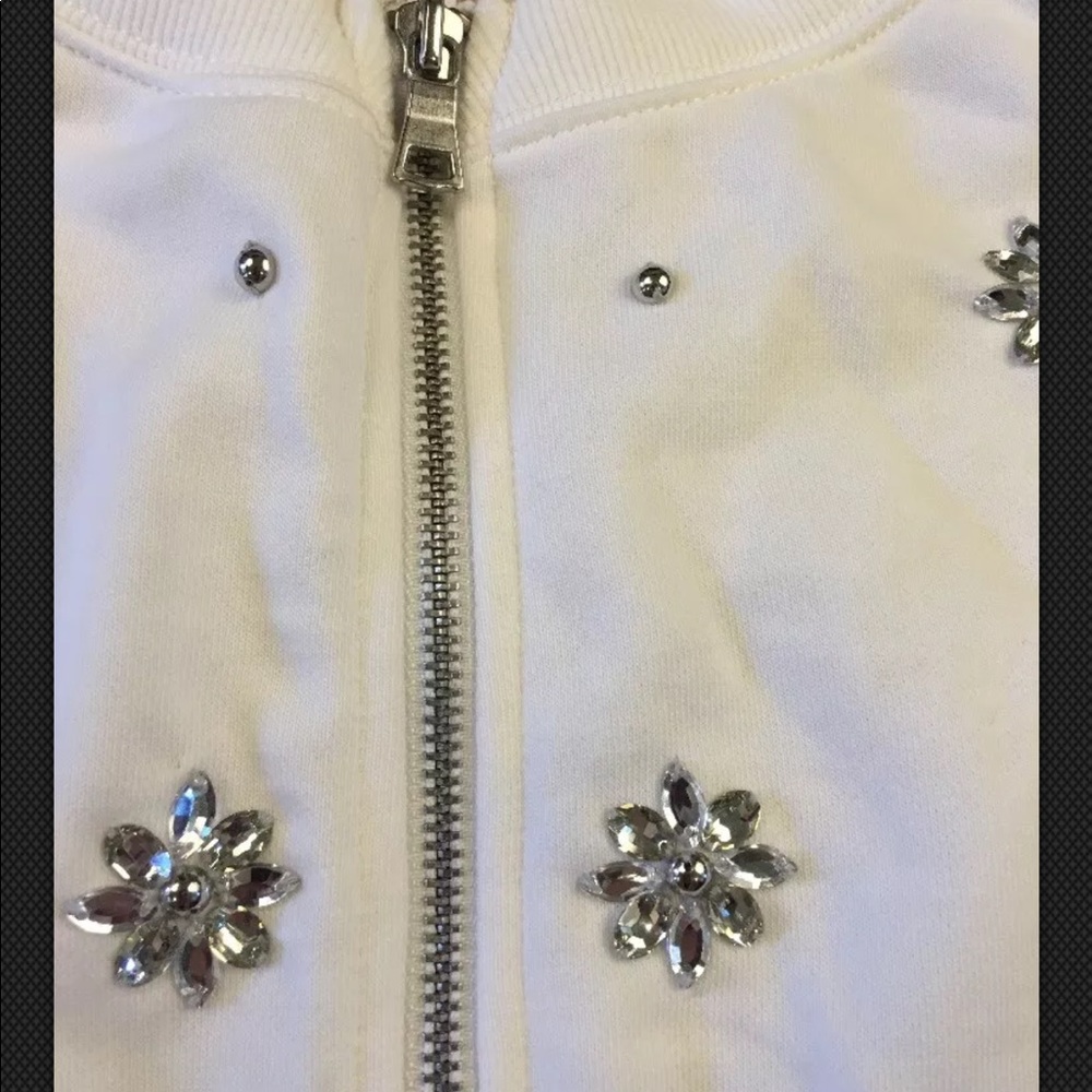 Ruby Road Medium Snowflake Zipup Jacket/Sweatshirt - image 2